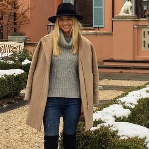 Jcrew Stadium Cloth Cocoon Coat